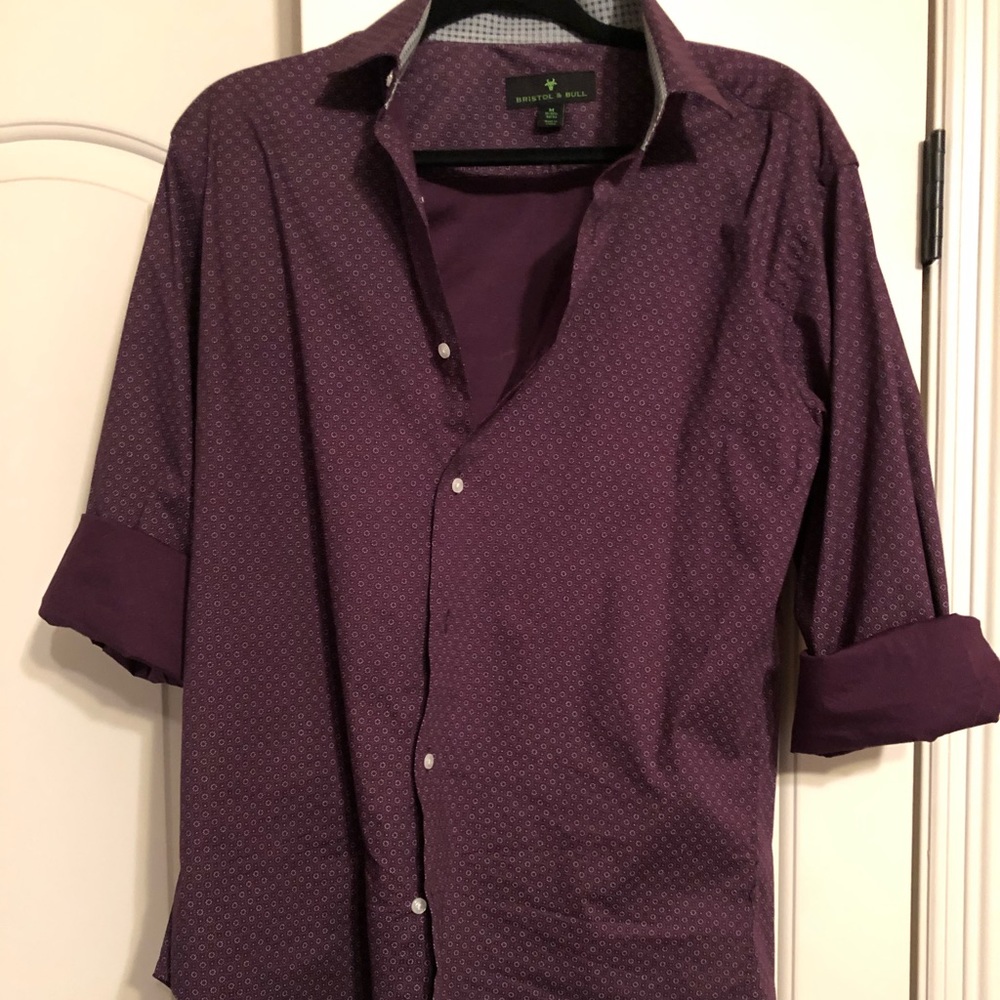 Purple dress shirt
